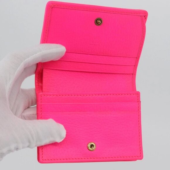 Authentic GUCCI Flora Zumi Leather Wallet bst477-022826 - Picture 9 of 16